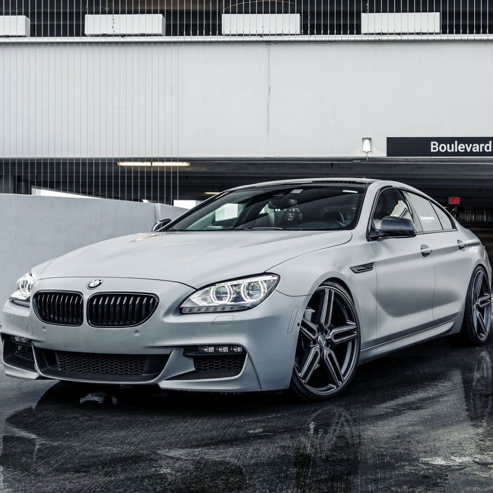 20" Vossen HF1 Grey 20x8.5 20x10.5 1158 Concave Wheels Rims Fits BMW E60 525 528