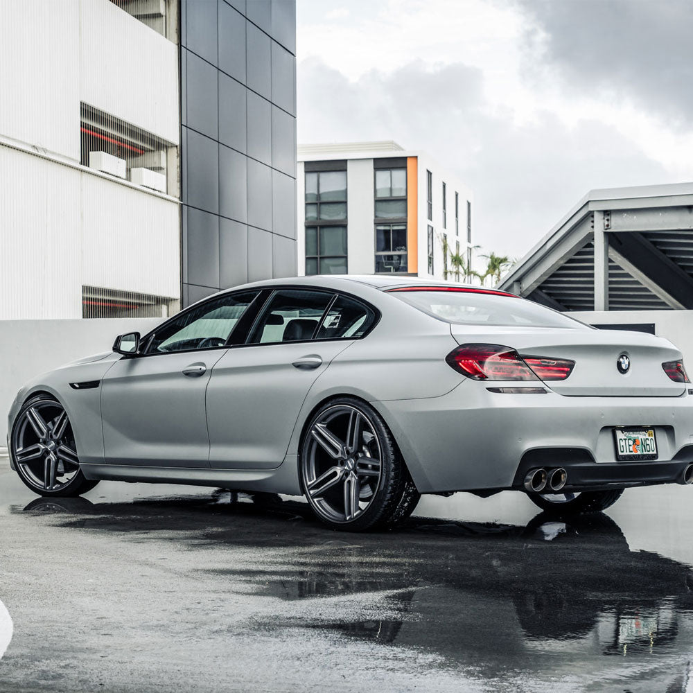 19" Vossen HF1 Grey 19x9 19x10 1158 Concave Wheels Rims Fits BMW E60 525 528 530