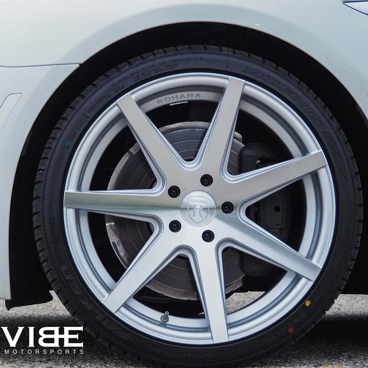 20" ROHANA RC7 SILVER CONCAVE WHEELS RIMS FITS BMW F12 F13 640 650 COUPE