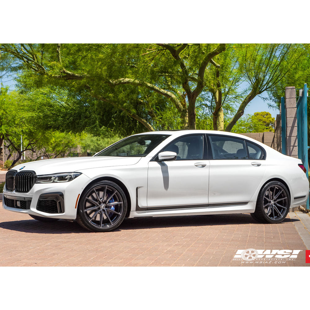 20" Vossen HF3 Black 20X9 20X9.5 1159 Concave Wheels Rims Fits BMW 5 Series xDri