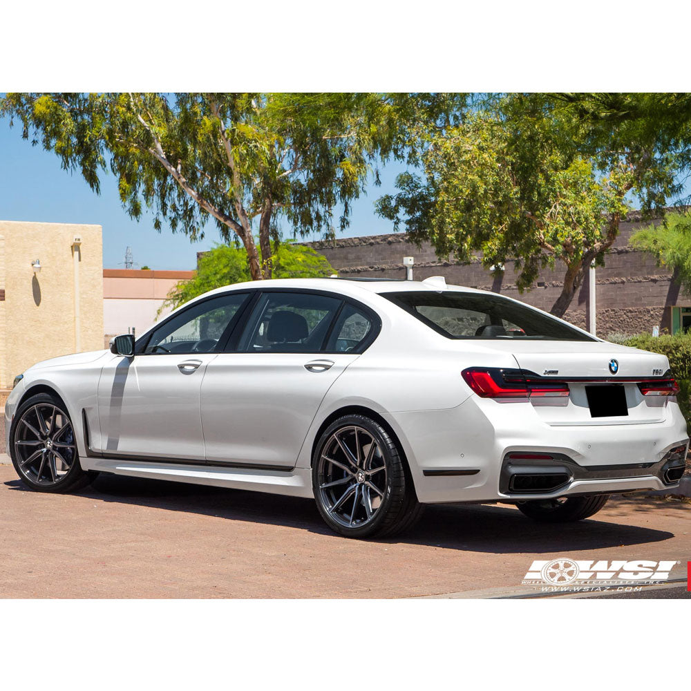 20" Vossen HF3 Black 20X9 20X9.5 1159 Concave Wheels Rims Fits BMW 5 Series xDri
