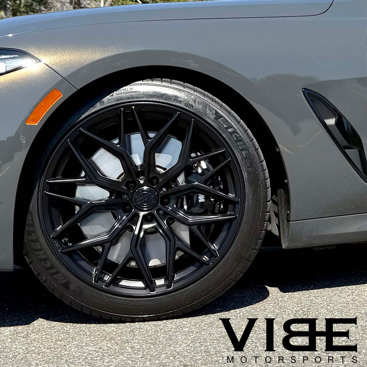 22" AL13 FR80 Black 22x9 22x10.5 Concave Wheels Rims Fits BMW G15 8 Series