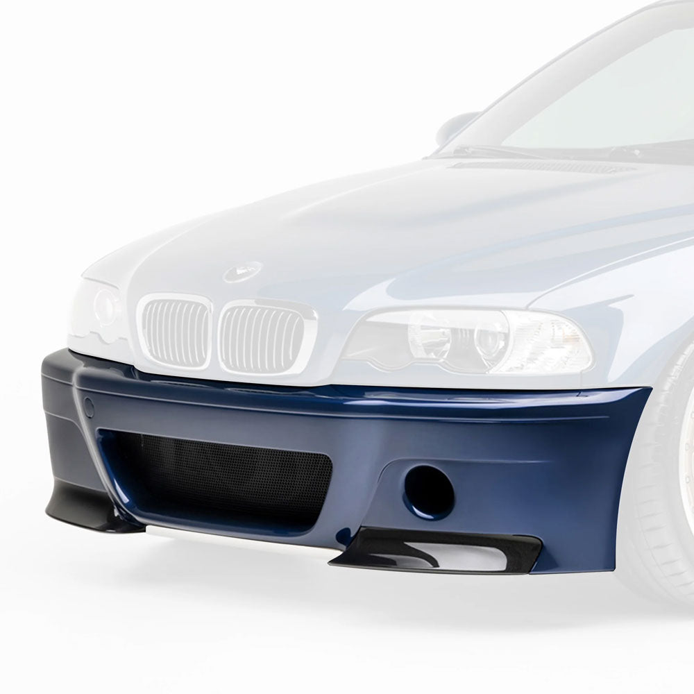 Vorsteiner V-CSL Aero Front Bumper Carbon Fiber 1x1 Glossy Fits 2004+ BMW E46 M3