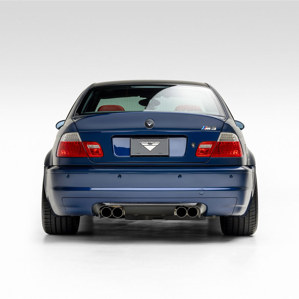Vorsteiner V-CSL Aero Rear Diffuser Carbon Fiber 1x1 Glossy Fits BMW E46 M3