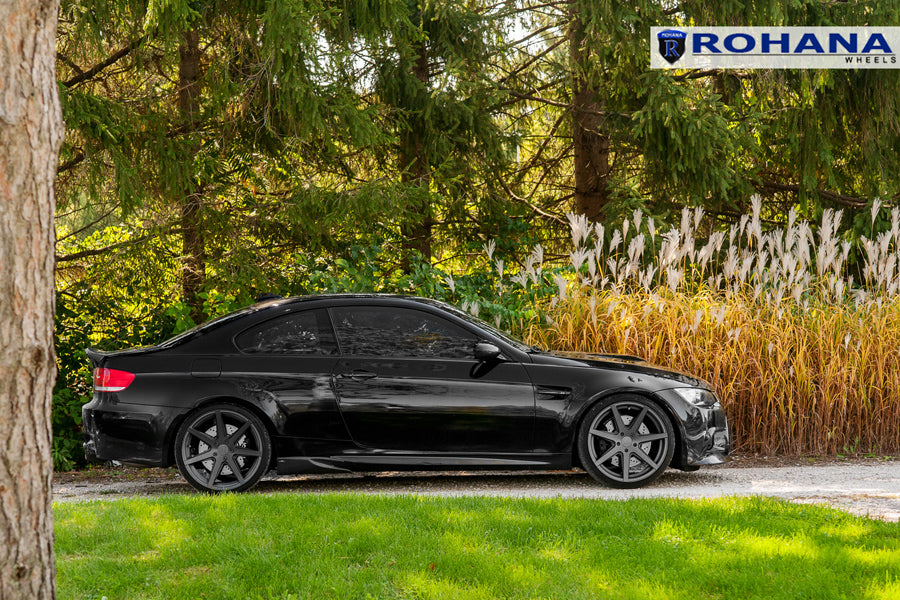 19" ROHANA RC7 GRAPHITE CONCAVE WHEELS RIMS FITS BMW E92 E93 328i 335i COUPE