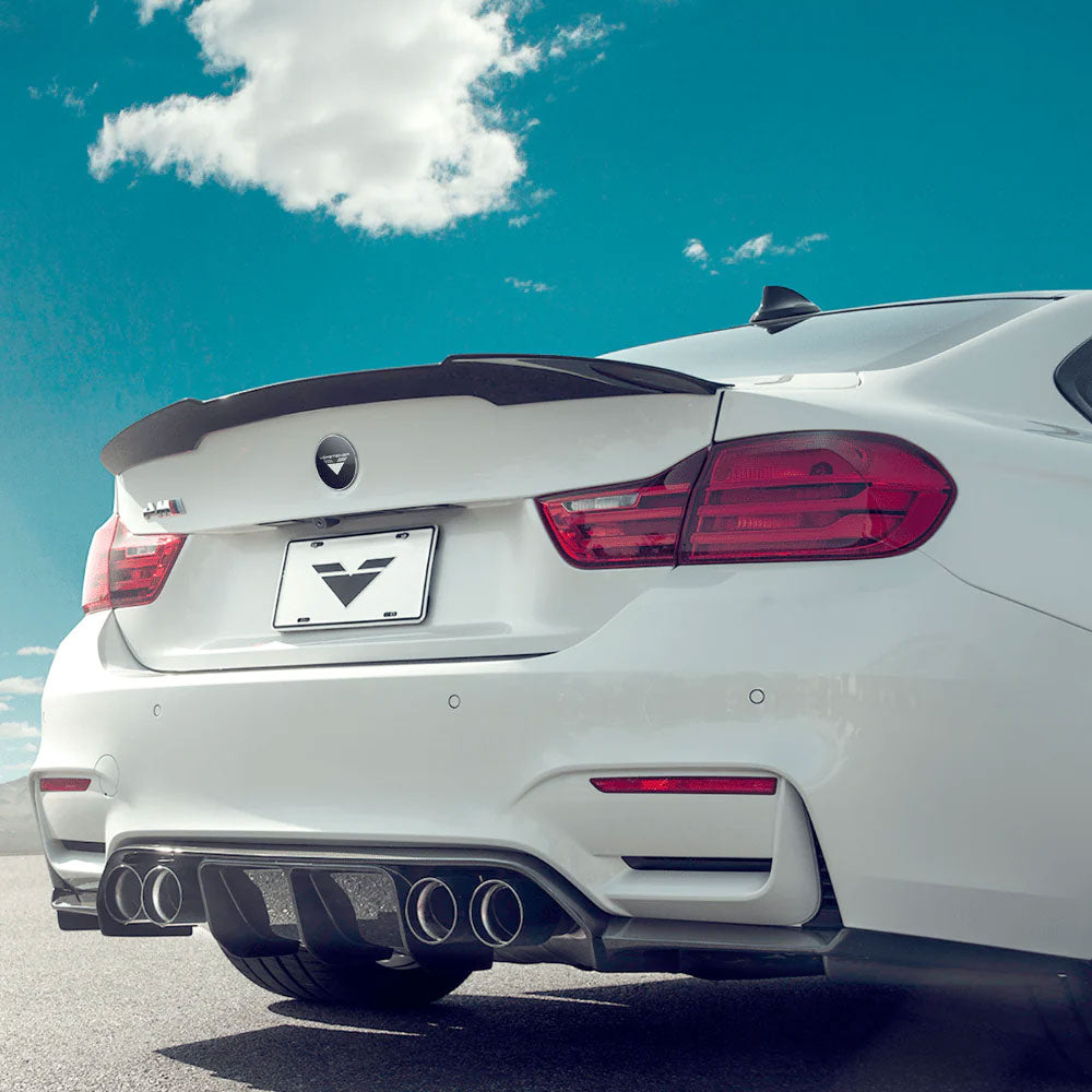 Vorsteiner VRS GTS Rear Diffuser Carbon Fiber PP 1x1 Glossy Fits BMW F8X M3 M4