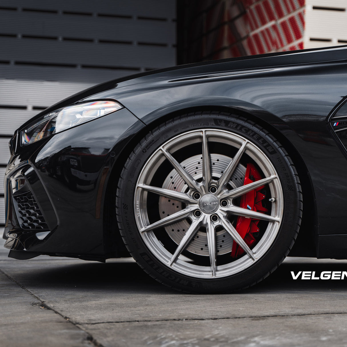 22" Velgen VF10 22x10.5 Brushed Titanium Concave Wheels Rims Fits Audi Q8 SQ8