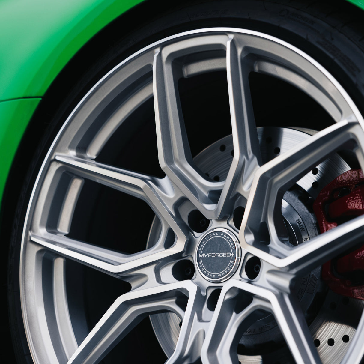 20" MV Forged MVF5 Silver 20X9 Concave Wheels Rims Fits Acura TL 3rd Gen UA6 UA7