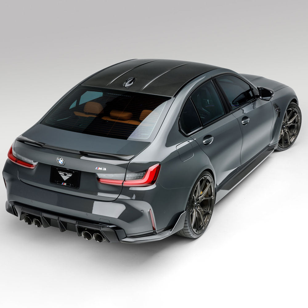 Vorsteiner Aero VRS Rear Diffuser Carbon Fiber 2x2 Glossy Fits BMW G80 M3