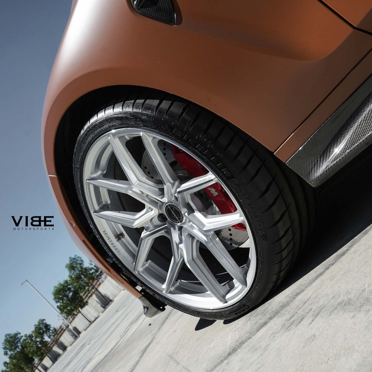 20" MV Forged MVF5 Silver 20x10 20x11 Concave Wheels Rims Fits BMW G80 M3