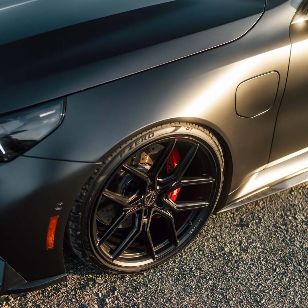 20" MV Forged MVF5 Black 20X10.5 20X11 Concave Wheels Rims Fits BMW G90 M5