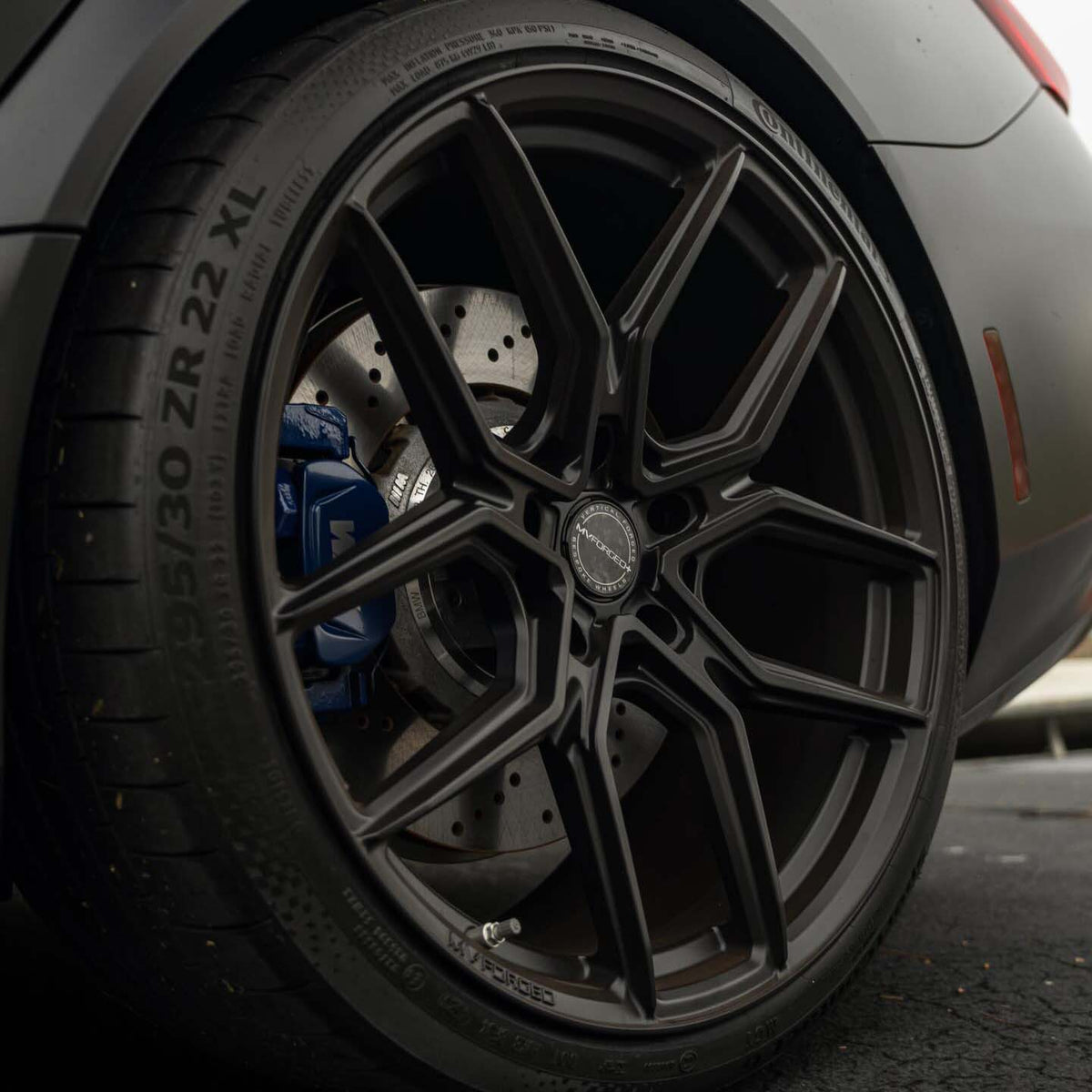 20" MV Forged MVF5 Black 20X10.5 20X11 Concave Wheels Rims Fits BMW G90 M5