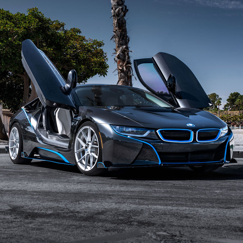 21" Ferrada FR8 Silver 21x9 Forged Concave Wheels Rims Fits Tesla Model S