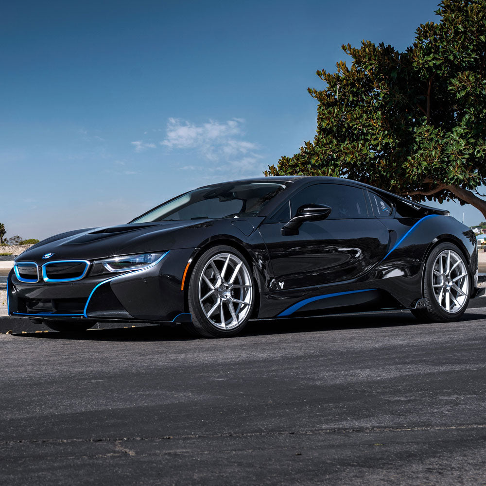 21" Ferrada FR8 Silver 21x9 Forged Concave Wheels Rims Fits Tesla Model S