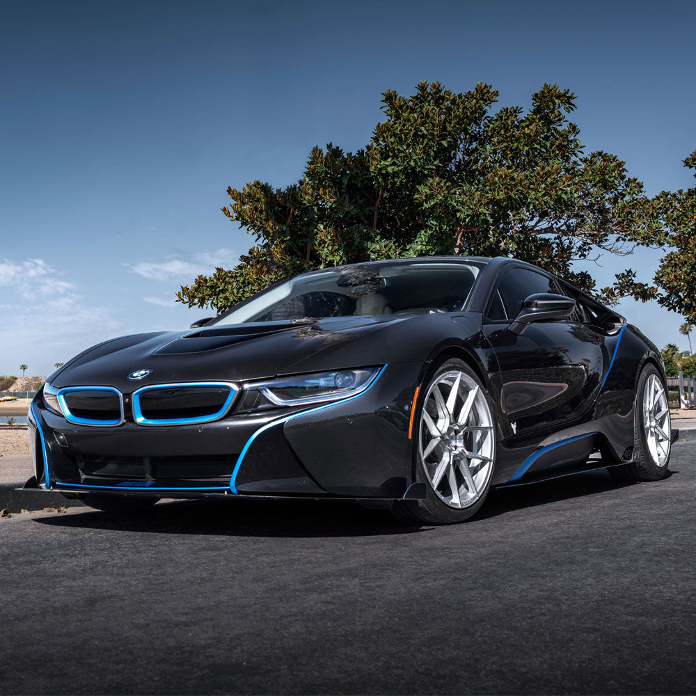 21" Ferrada FR8 Silver 21x9 Forged Concave Wheels Rims Fits Tesla Model S