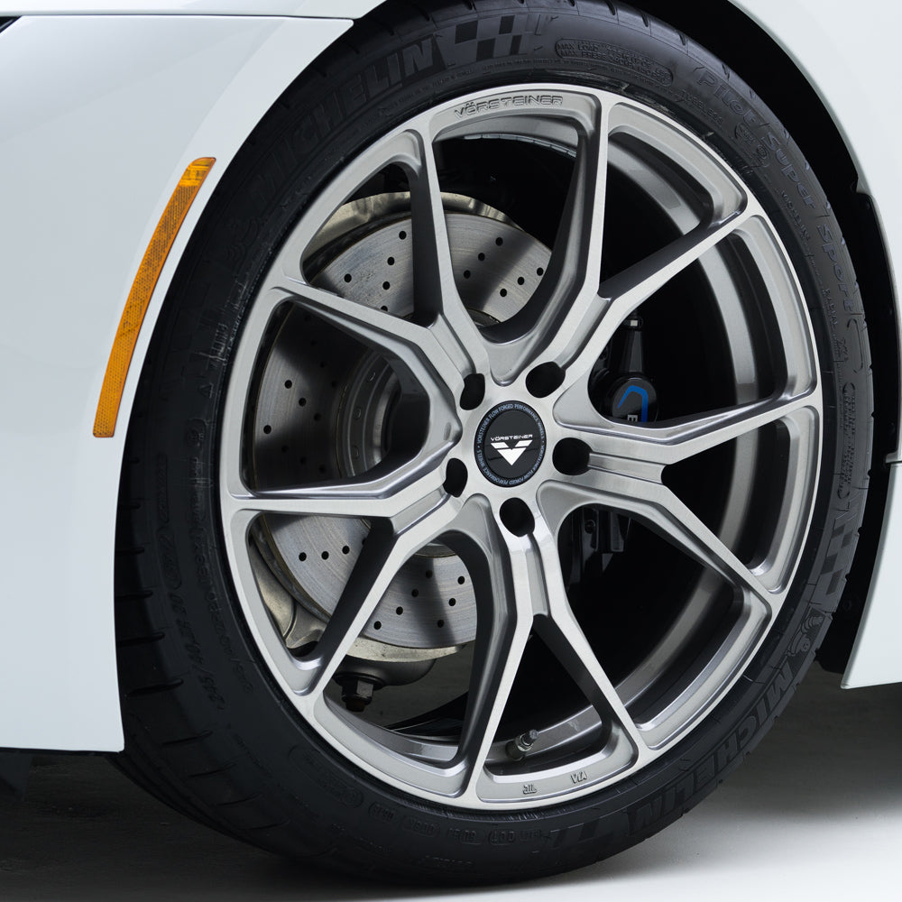 20" Vorsteiner V-FF 103 Forged Concave Silver Wheels Rims Fits Nissan GT-R