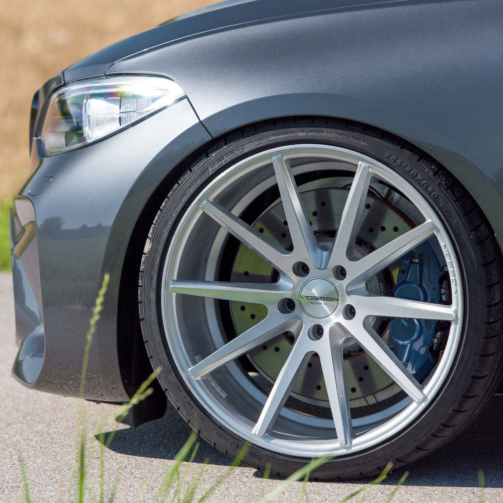 22" Vossen VFS-1 Silver 22x9 22x11 Forged Wheels Rims Fits Chevrolet Camaro