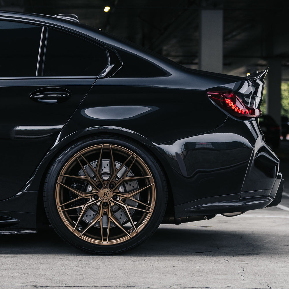 19" Rohana RFX17 Bronze Forged Concave Wheels Rims Fits Lexus IS250 IS350