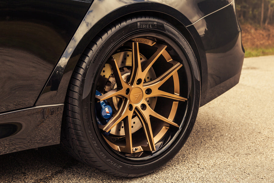 19" FERRADA FR2 BRONZE CONCAVE WHEELS RIMS FITS LEXUS ISF