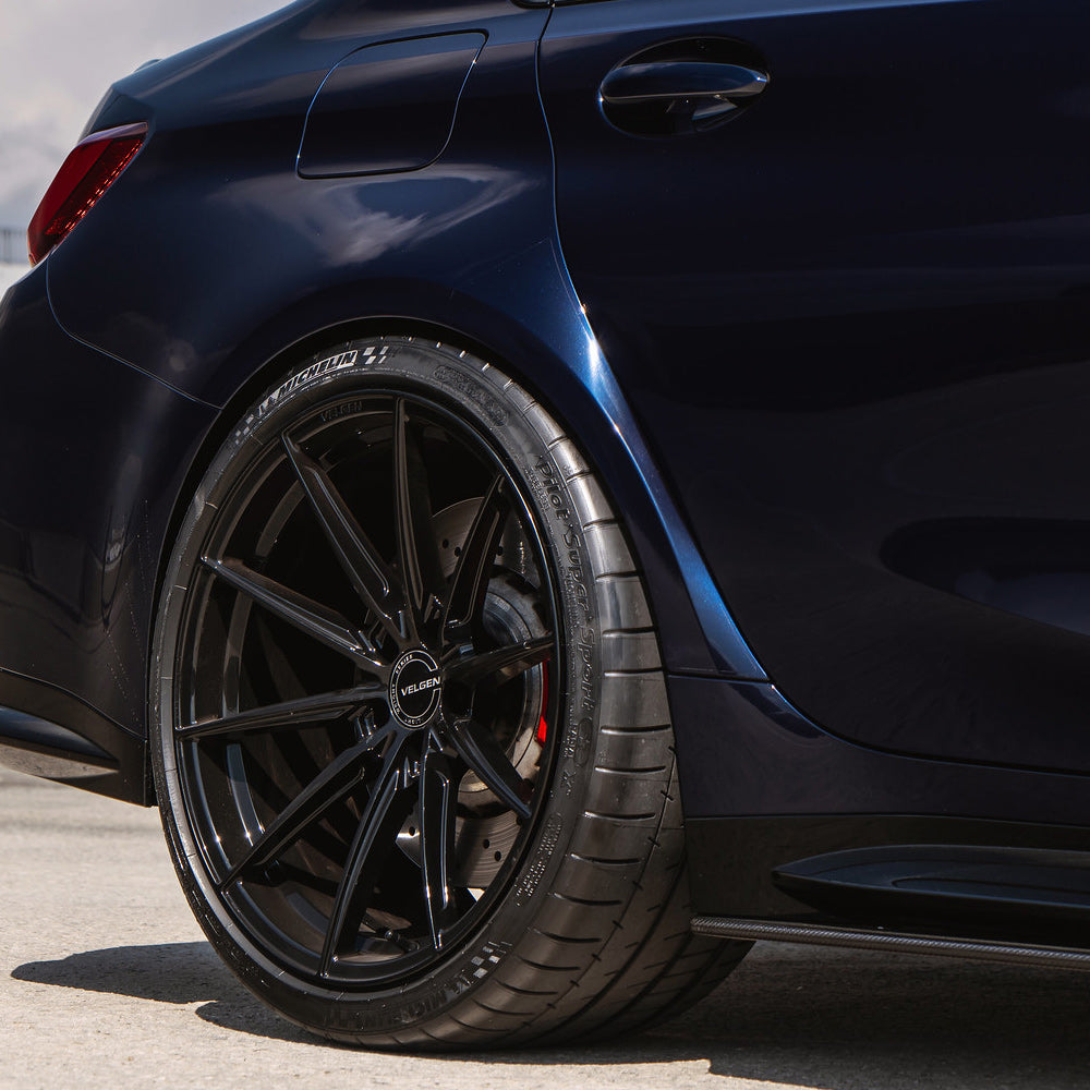 20" Velgen VF10 Black 20x9.5 20x10.5 Forged Wheels Rims Fits Tesla Model 3