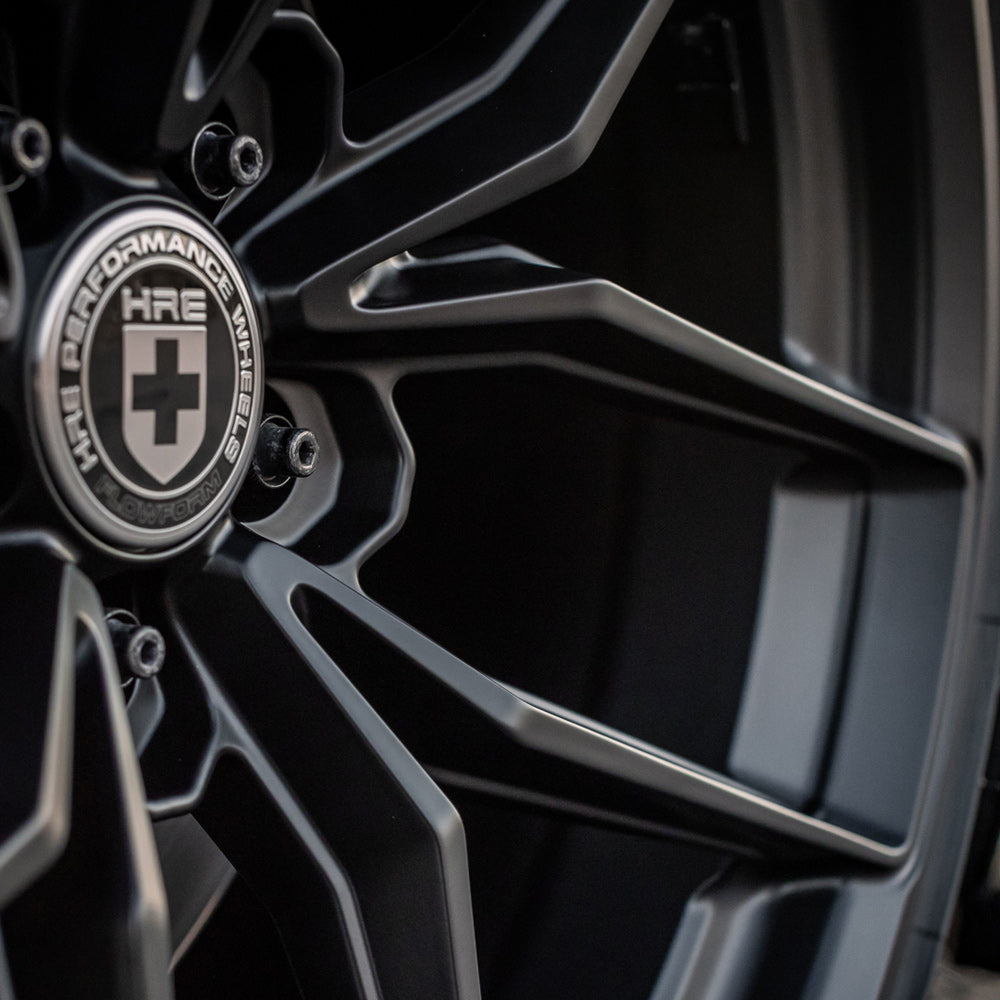 19" HRE FF21 Black Forged Concave Wheels Rims Fits Volkswagen MK7 Golf R GTI