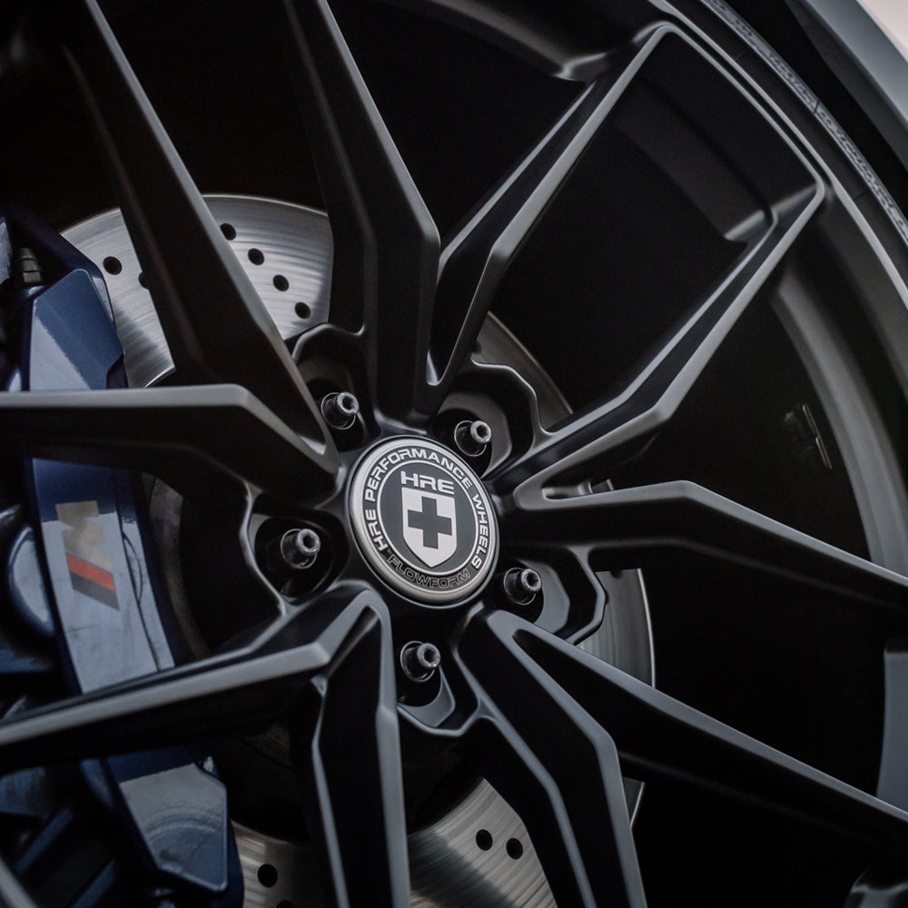 19" HRE FF21 Black Forged Concave Wheels Rims Fits Volkswagen MK7 Golf R GTI