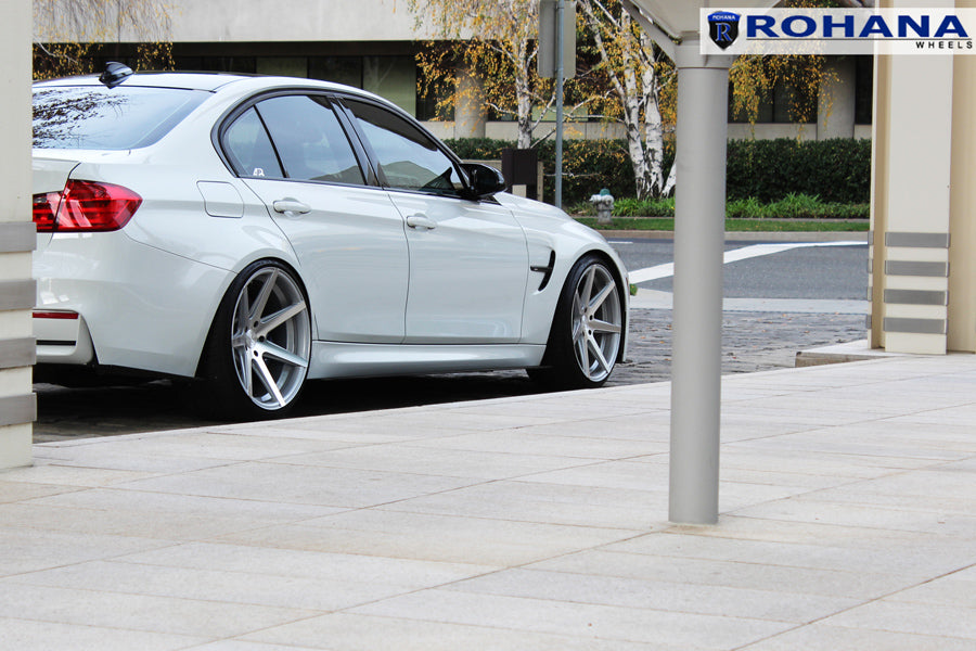 19" ROHANA RC7 SILVER CONCAVE WHEELS RIMS FITS LEXUS GS350 GS450H GS460