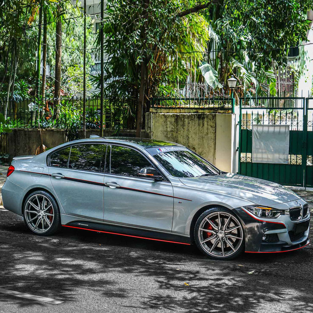 19" Vossen HF3 Grey 19X9 19X9.5 1125 Concave Wheels Rims Fits BMW 325i 328i 335i