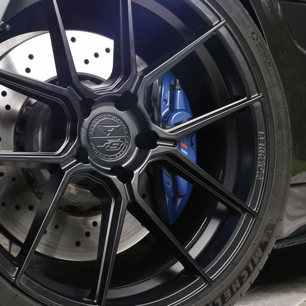 21" Ferrada FR8 Black 21x9 21x10.5 Forged Concave Wheels Rims Fits BMW F90 M5