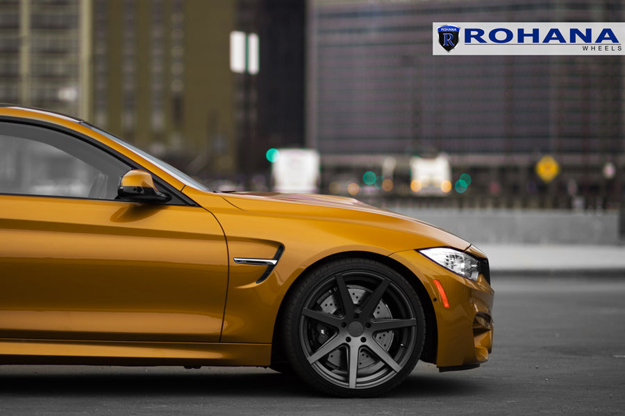 19" ROHANA RC7 GRAPHITE CONCAVE WHEELS RIMS FITS BMW E92 E93 328i 335i COUPE