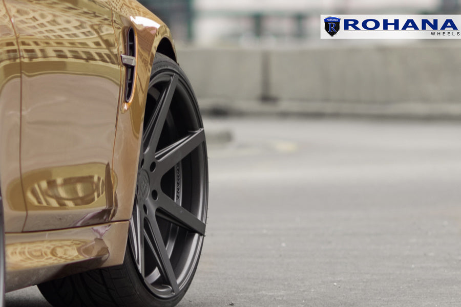19" ROHANA RC7 GRAPHITE CONCAVE WHEELS RIMS FITS BMW E92 E93 328i 335i COUPE