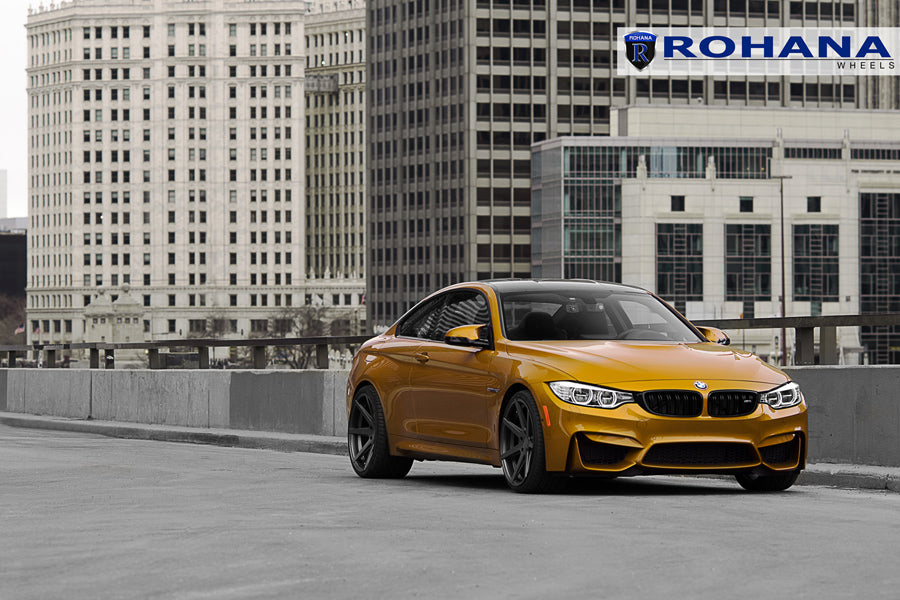 19" ROHANA RC7 GRAPHITE CONCAVE WHEELS RIMS FITS BMW E92 E93 328i 335i COUPE
