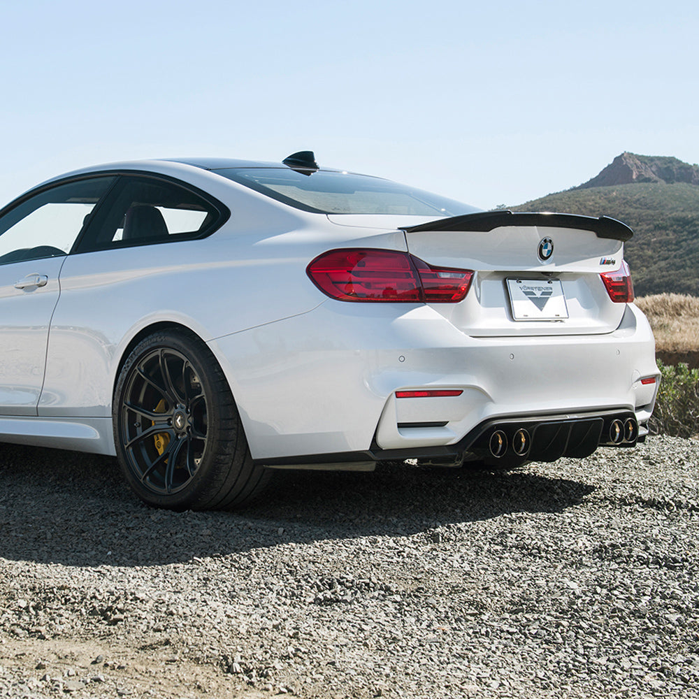 Vorsteiner VRS GTS Rear Diffuser Carbon Fiber PP 2x2 Glossy Fits BMW F80 M3