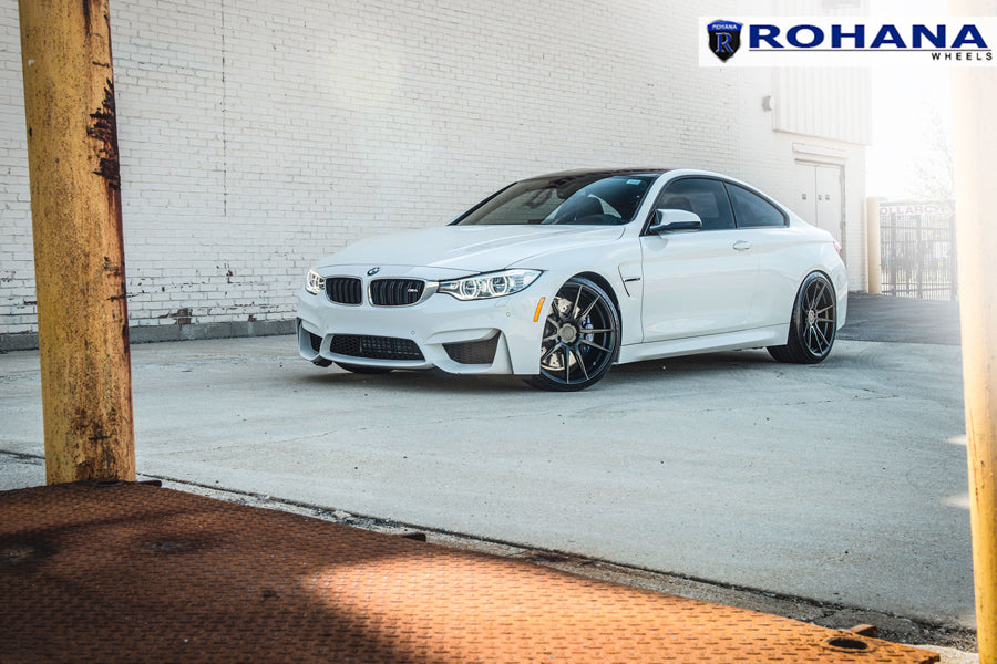 22" ROHANA RFX2 BLACK CONCAVE FORGED WHEELS RIMS FITS BMW F01 740 750 760