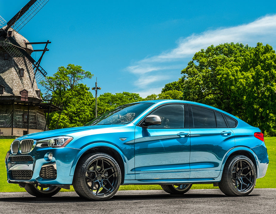 19" ROHANA RFX11 BLACK FORGED CONCAVE WHEELS RIMS FITS INFINITI G37 SEDAN