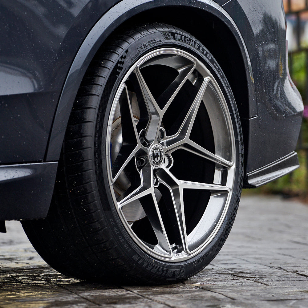 22" HRE FF11 Silver 22x9.5 Forged Concave Wheels Rims Fits Jaguar F-Pace