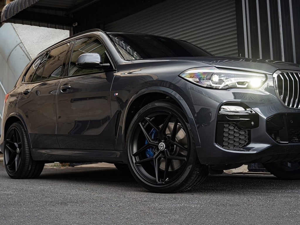 22" HRE FF11 Black 22x10.5 22x11.5 Forged Concave Wheels Rims Fits BMW X6 G06