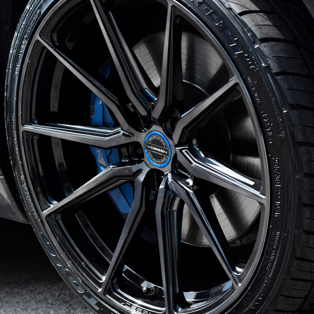 21" Vossen HF3 Black 21X9 21X10.5 1166 Concave Wheels Rims Fits BMW F10 528 535