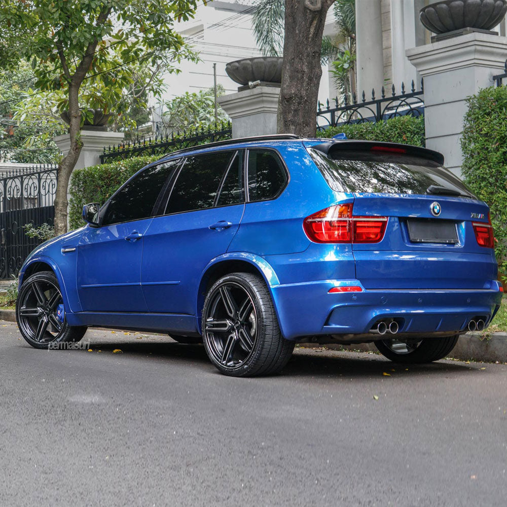 20" Vossen HF1 Black 20x8.5 20x8.5 1033 Concave Wheels Rims Fits GMC Savana 2500