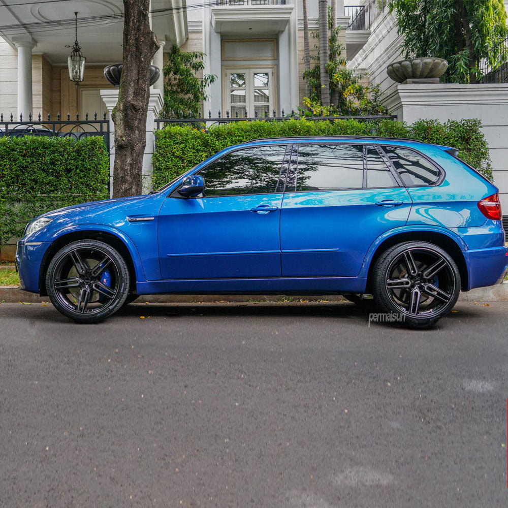 20" Vossen HF1 Black 20x8.5 20x9 1145 Concave Wheels Rims Fits Acura TSX