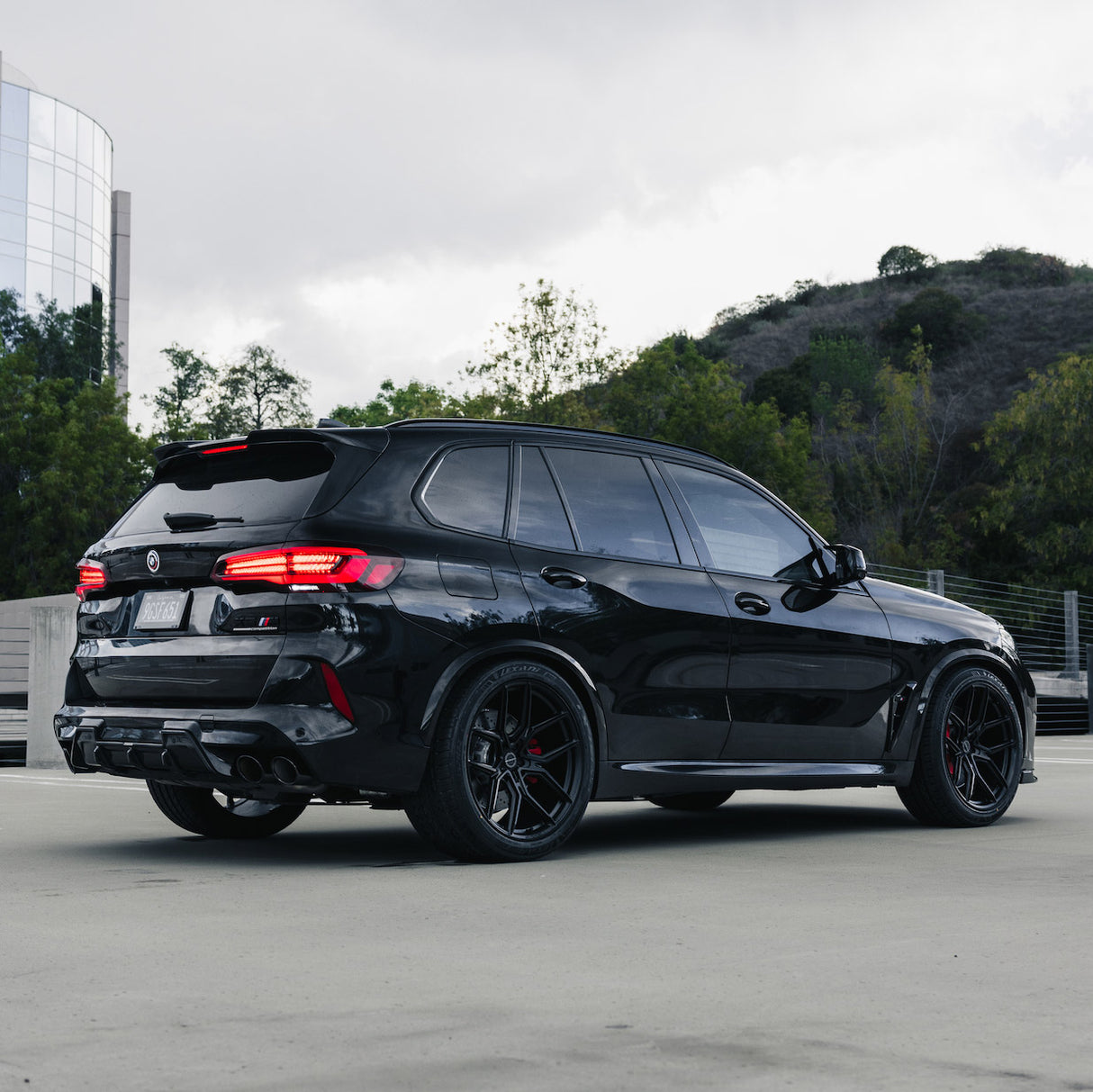 22" MV Forged MVF5 Black 22x10.5 22x11.5 Forged Concave Wheels Rims Fits BMW X6