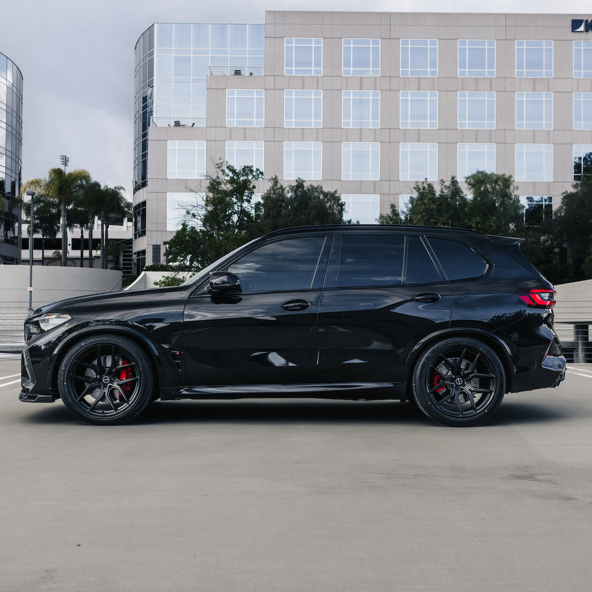 22" MV Forged MVF5 Black 22x10.5 22x11.5 Concave Wheels Rims Fits BMW G05 X5