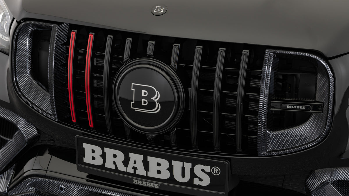 BRABUS carbon front grille inserts with illuminated logo for Mercedes-AMG GLE63 S - image 4