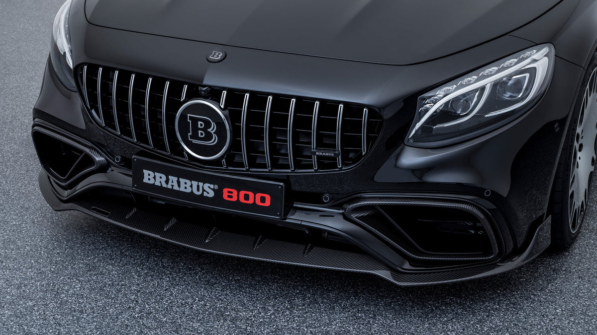 BRABUS Carbon Front Spoiler Lip on Mercedes-AMG S63 Coupe & S63 Cabriolet C217/A217