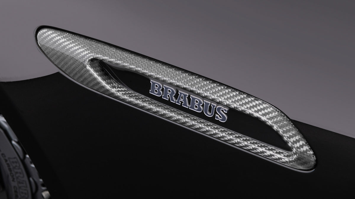 BRABUS Carbon Fender Add-On Parts on Mercedes-AMG SL63 R232