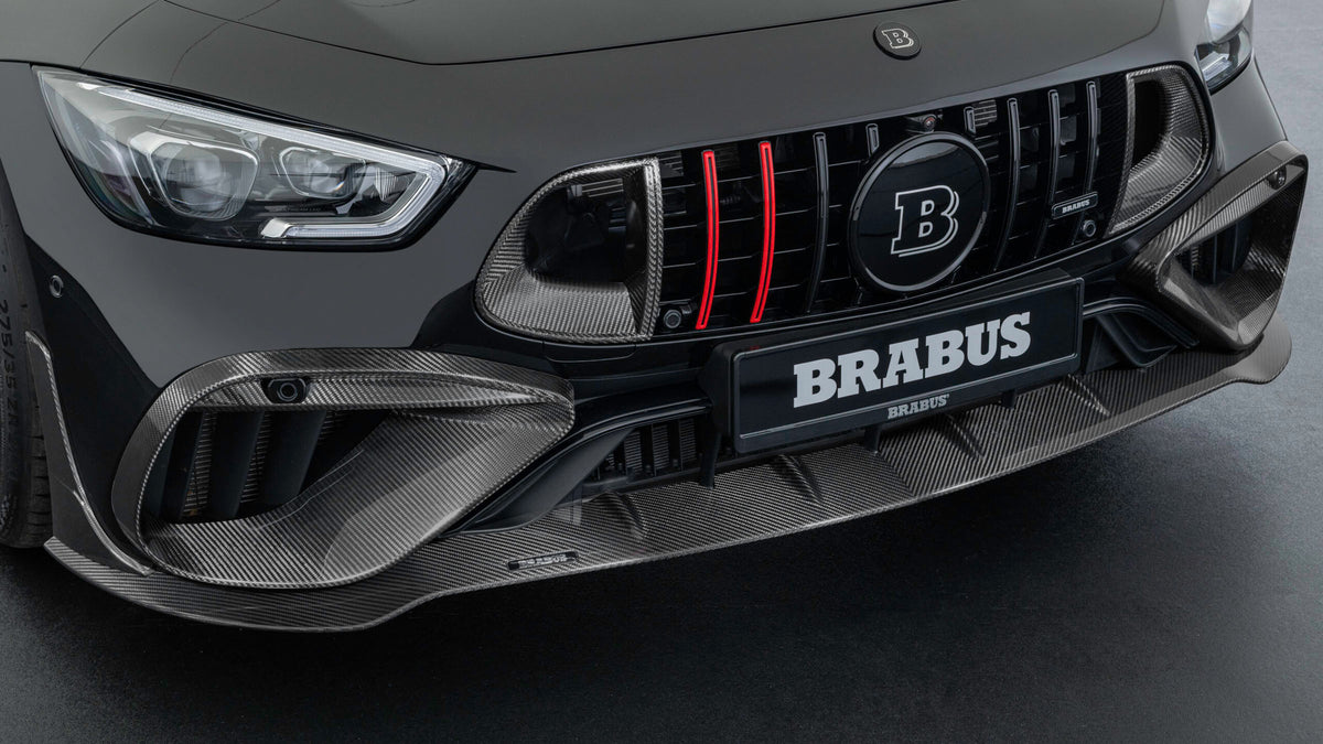 BRABUS Carbon Front Spoiler on Mercedes-AMG GT 63 4-Door facelift X290 - view 2