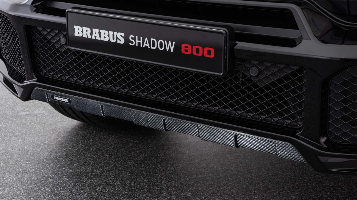 BRABUS carbon underride protection installed W463A