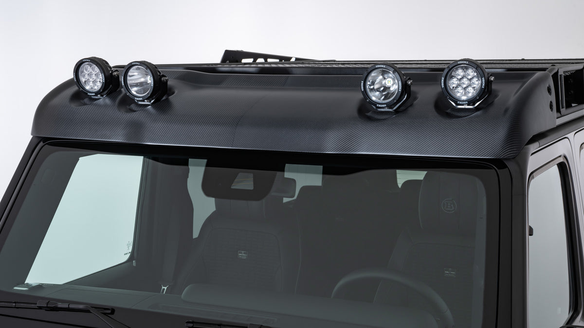 BRABUS W465 roof rack carbon wind deflector LEDs