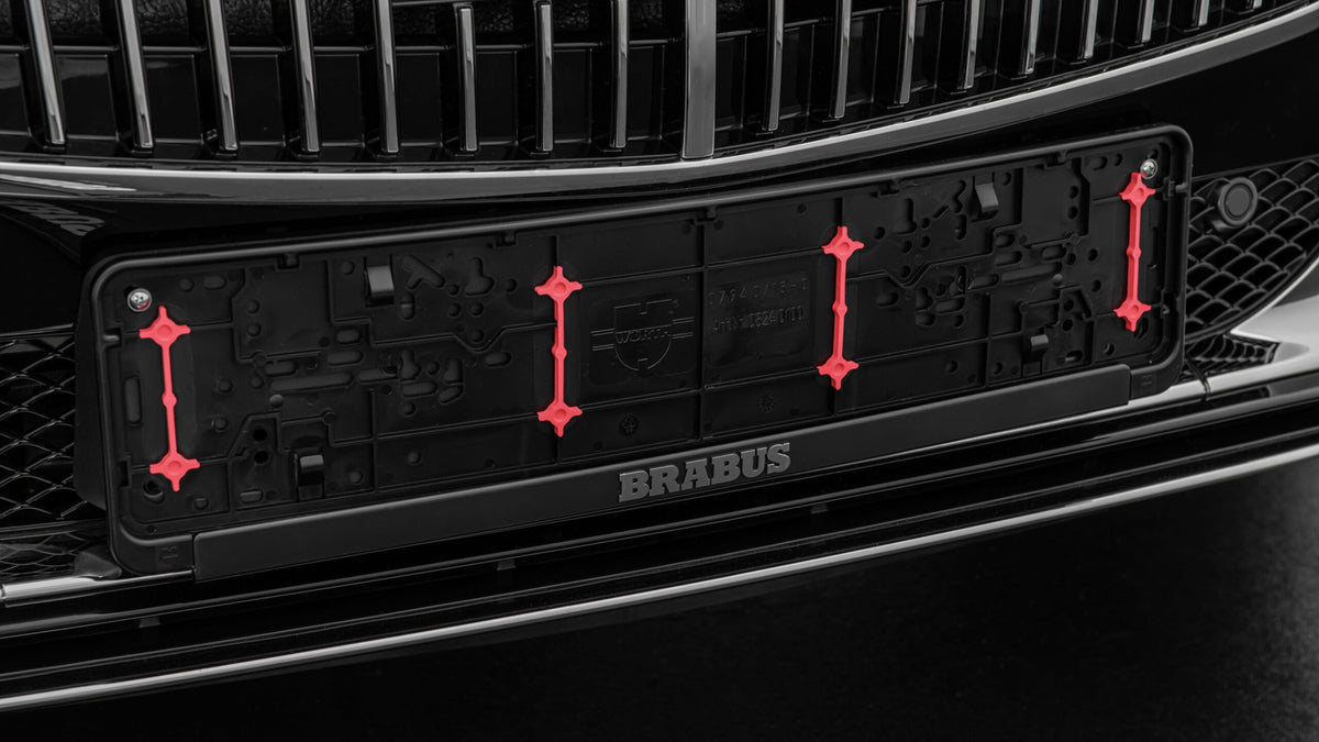 BRABUS license plate holder front view