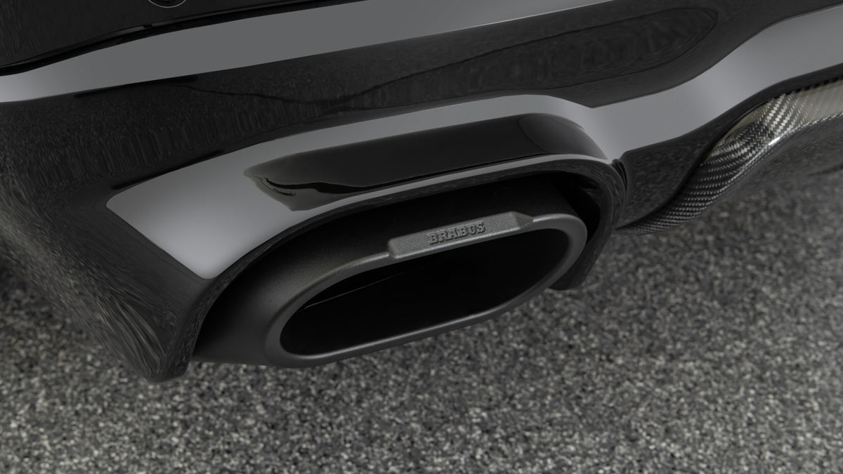 BRABUS rear skirt with carbon rear diffuser for Mercedes-Maybach GLS600 - image 3